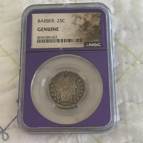 Rare 1899 barber quarter - 1899,