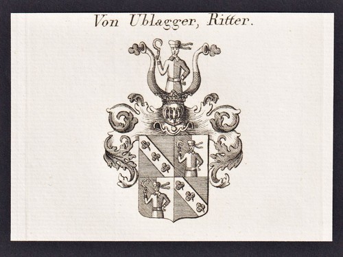 Ublagger chevalier armoiries - -,