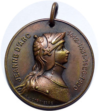 Médaille Ville d'Autun Jeanne