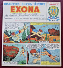 BUVARD - BISCOTTES EXONA - N° 31 - BD - ILLUSTRATEUR J.L. PESCH -