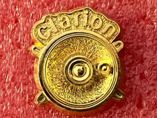 T39 Pins CLARION Haut Parleur SUBWOOFER Ampli Autoradio Japan Vintage Lapel Pin