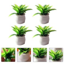  4 Pcs Fausse Plantes En Pot