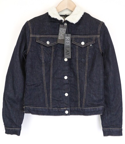 Replay veste jean femme m - en,