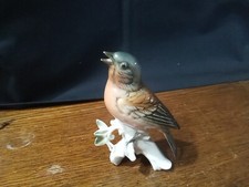 Rossignol en porcelaine de