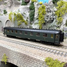 Voiture OCEM A8myfi, 1CL, toit noir, marquage 1950, SNCF, Ep. IIIb - LSMODELS MW