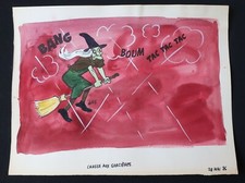 GUS aquarelle originale