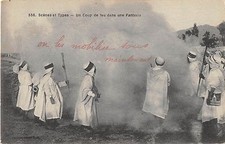 CPA ALGERIE SCENES ET TYPES UN