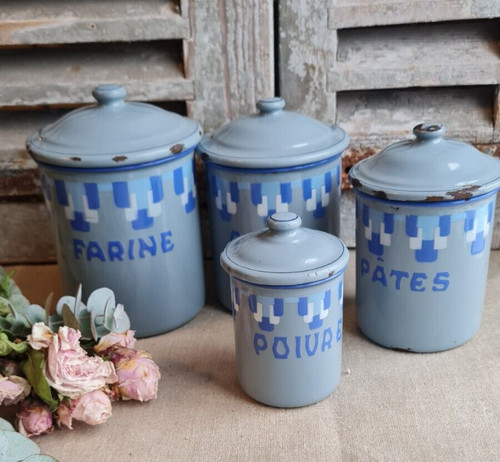 Anciens pots emailles - anciens,