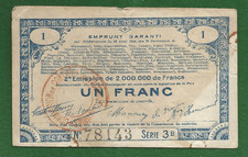 Billet necessité 1 FRANC