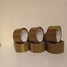 ⚡ Lot de 6 Rouleaux de Ruban Adhésif Marron  Scotch Emballages Cartons 66mx50mm