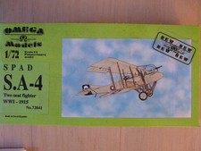 Maquette Avion 1/72 OMEGA Ref 72041 SPAD S.A-4