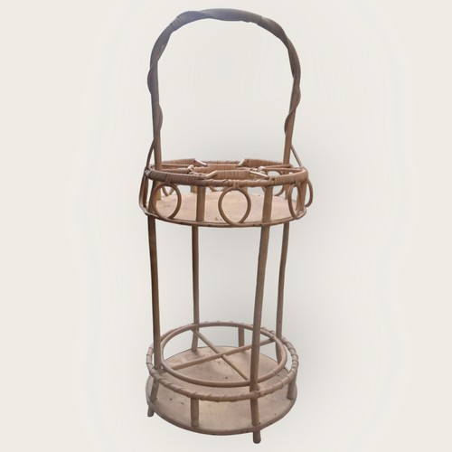 Porte bouteille rotin - en,