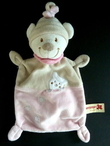 Doudou plat nicotoy ours - *.,
