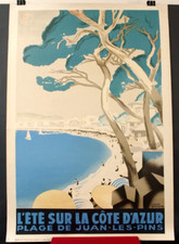 Affiche PLM Juan-les-Pins