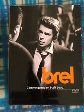Jacques Brel coffret 3 DVD comme quand on était beau, très bon état