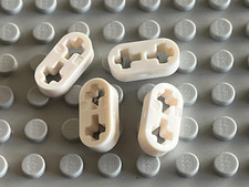 4 x LEGO White Liftarm 1x2