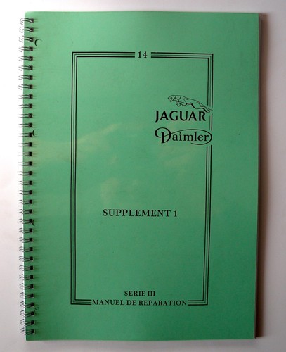 Manuel atelier jaguar - xj, 6