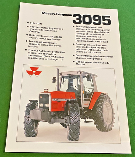 Notice publicitaire tracteur - publicitaire,