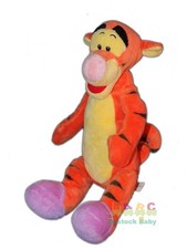Doudou Peluche Tigrou chaussons mauves 32 cm Disney Nicotoy 587/0955