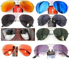 LUNETTES DE SOLEIL AVIATEUR STYLE MIROIR FEMME HOMME TOP QUALITÉ  