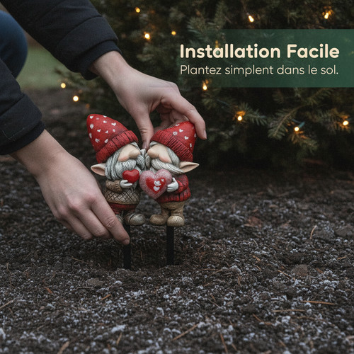 Gnome noël pvc pour - pour, jardin