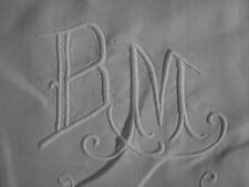 Drap N°115 ancien en fil de