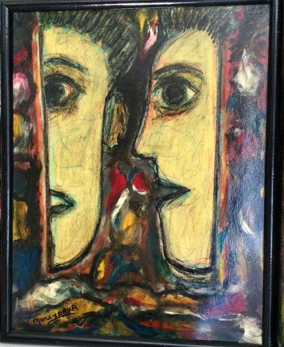 Tableau art brut - art,