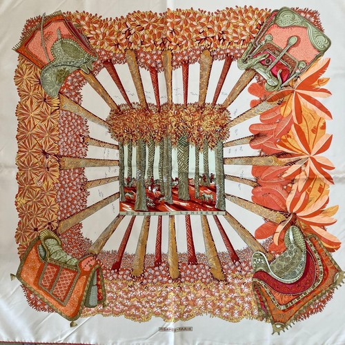 écharpe hermès arbre - Écharpe,