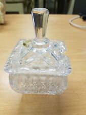 ANCIEN SUCRIER DRAGEOIR BONBONNIÈRE CRISTAL TAILLÉ DE BOHÈME ART DE LA TABLE