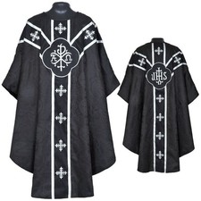 Nouveau vêtement gothique noir, ensemble d'étoles gothique chasuble,...