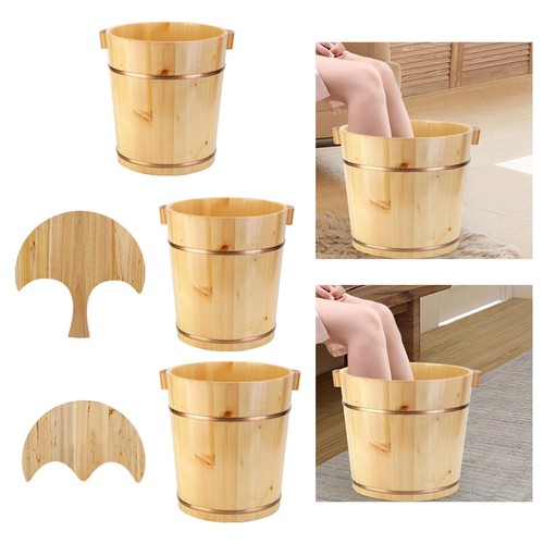 Bain pieds bois bassine - pieds, en