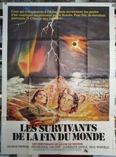 Affiche Ancienne Cinéma Film Les Survivants De La Fin Du Monde 120 X 160 cm 