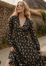 Robe Maxi Imprimée Florale À