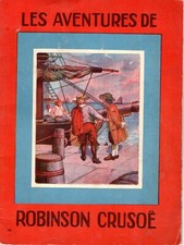 LES AVENTURES DE ROBINSON CRUSOE RARE EDITION VINTAGE NOMBREUSES ILLUSTRATIONS