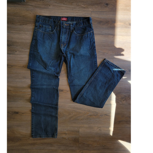 Levi blue denim straight - blue,