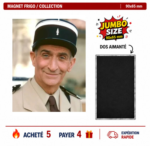 Magnet frigo louis funes - frigo, de