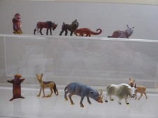  starlux zoo série des petits animaux dt rares babiroussa et chèvre de montagne