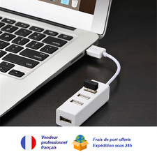 Mini hub usb 4 ports 2.0 noir