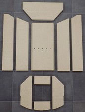 Habillage de foyer pour poêles à cheminée Arktis 4 de Oranier plaques kit