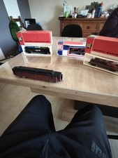 lot ferroviaire wagons marchandises et poste jouef 1/87 avec boite 