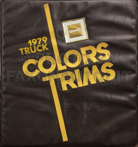 1979 gmc camion couleur bords - couleur,