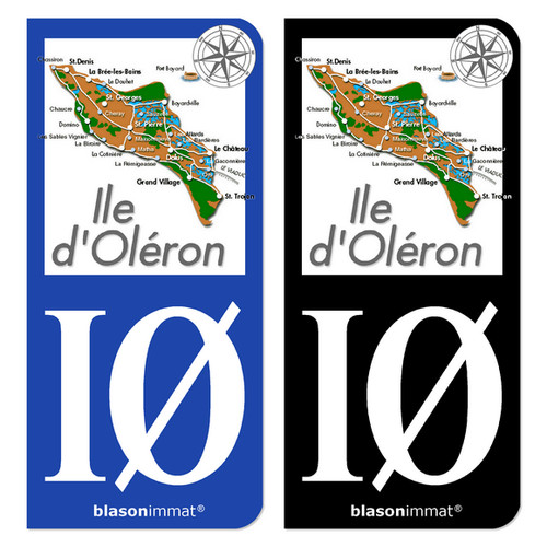 Autocollant plaque