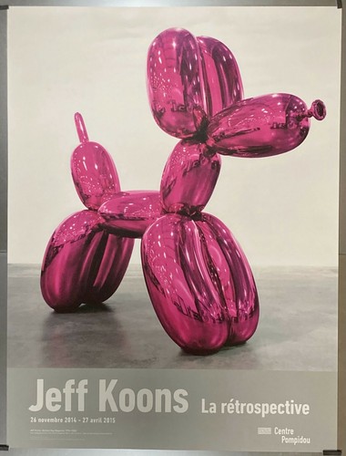 Jeff koons balloon dog magenta - jeff,