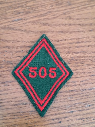 Insigne tissu 505 régiment - 505°,