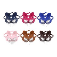 Masque de chat en cuir PU