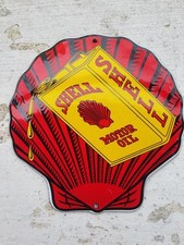 Plaque émaillée SHELL enamel