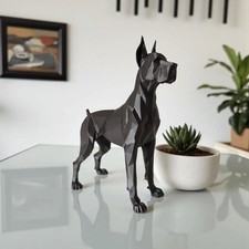 Great Dane Geometric Statue