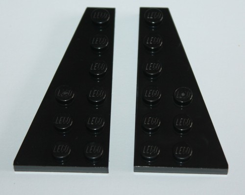 Lego black wedge ref - black,
