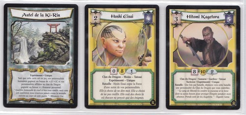 L5r lot cartes - de, rares
