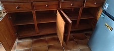 buffet bas pin massif 4 portes
